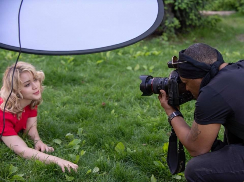 Actress Caylee Cowan Photo Shoot in Central Park - M Nuri Shakoor